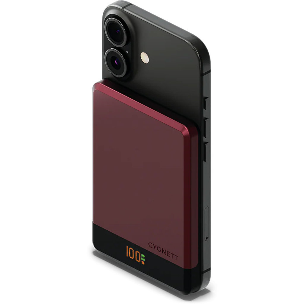Cygnett MagSlim 5.000mAh Powerbank Cherry