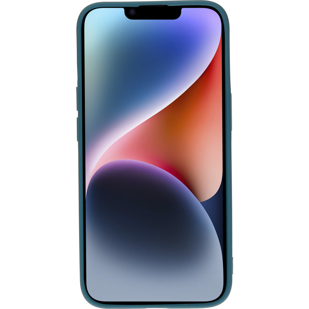 Mobiparts Silicone Cover Apple iPhone 14 Blueberry Blue - Afbeelding 2