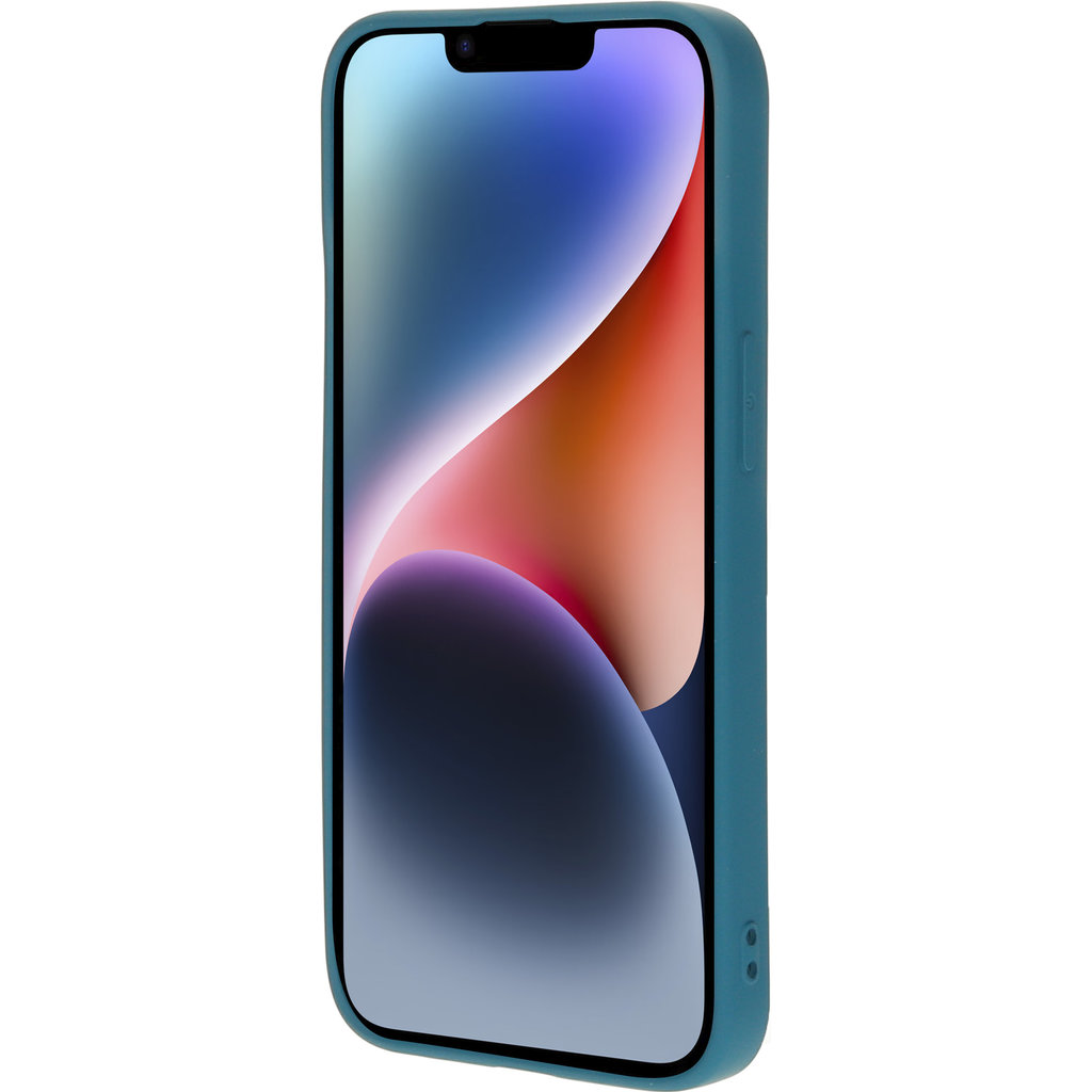 Mobiparts Silicone Cover Apple iPhone 14 Blueberry Blue - Afbeelding 5