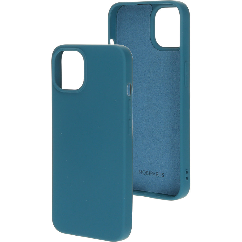 Mobiparts Silicone Cover Apple iPhone 14 Blueberry Blue - Afbeelding 8