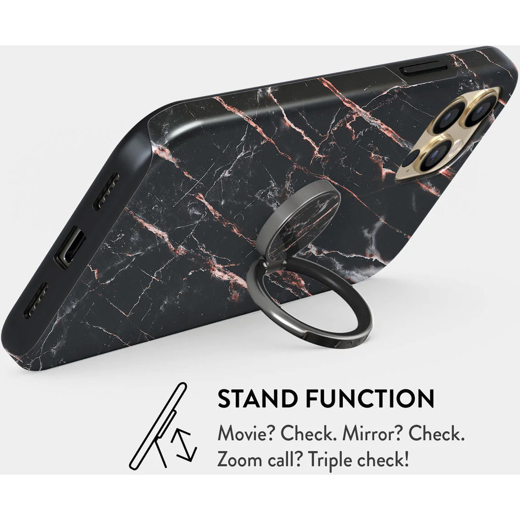 Burga Phone Ring Holder - Rose Gold Marble - Afbeelding 4