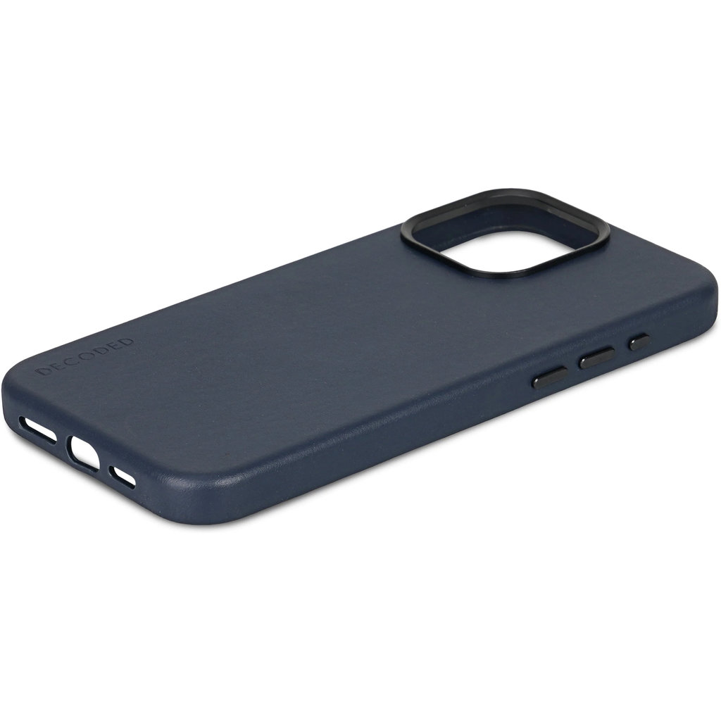 Decoded Leather Backcover Apple iPhone 15 Pro Max Navy - Afbeelding 7