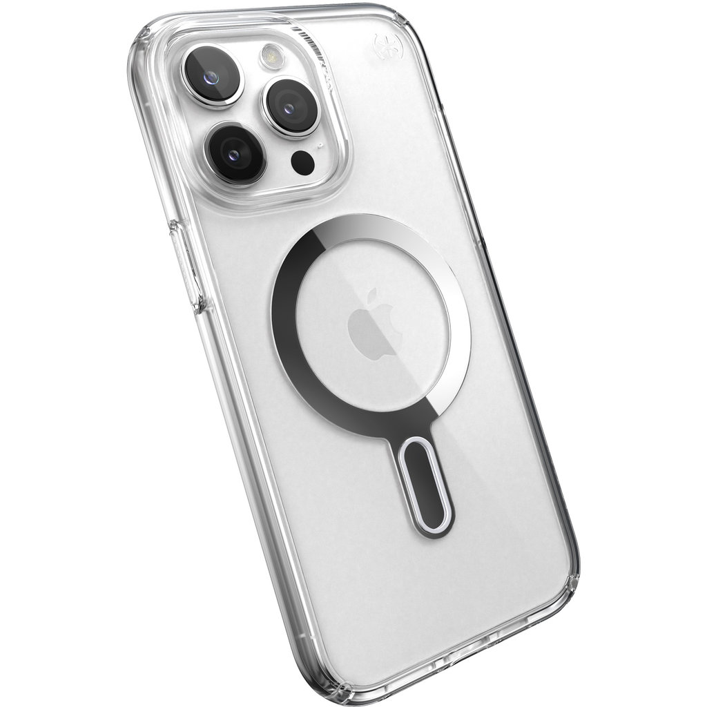 Speck Presidio Clear + ClickLock Apple iPhone 15 Pro Max Clear - with Microban