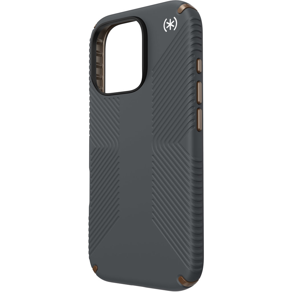 Speck Presidio2 Grip Apple iPhone 16 Pro Charcoal Grey - with Microban - Afbeelding 2