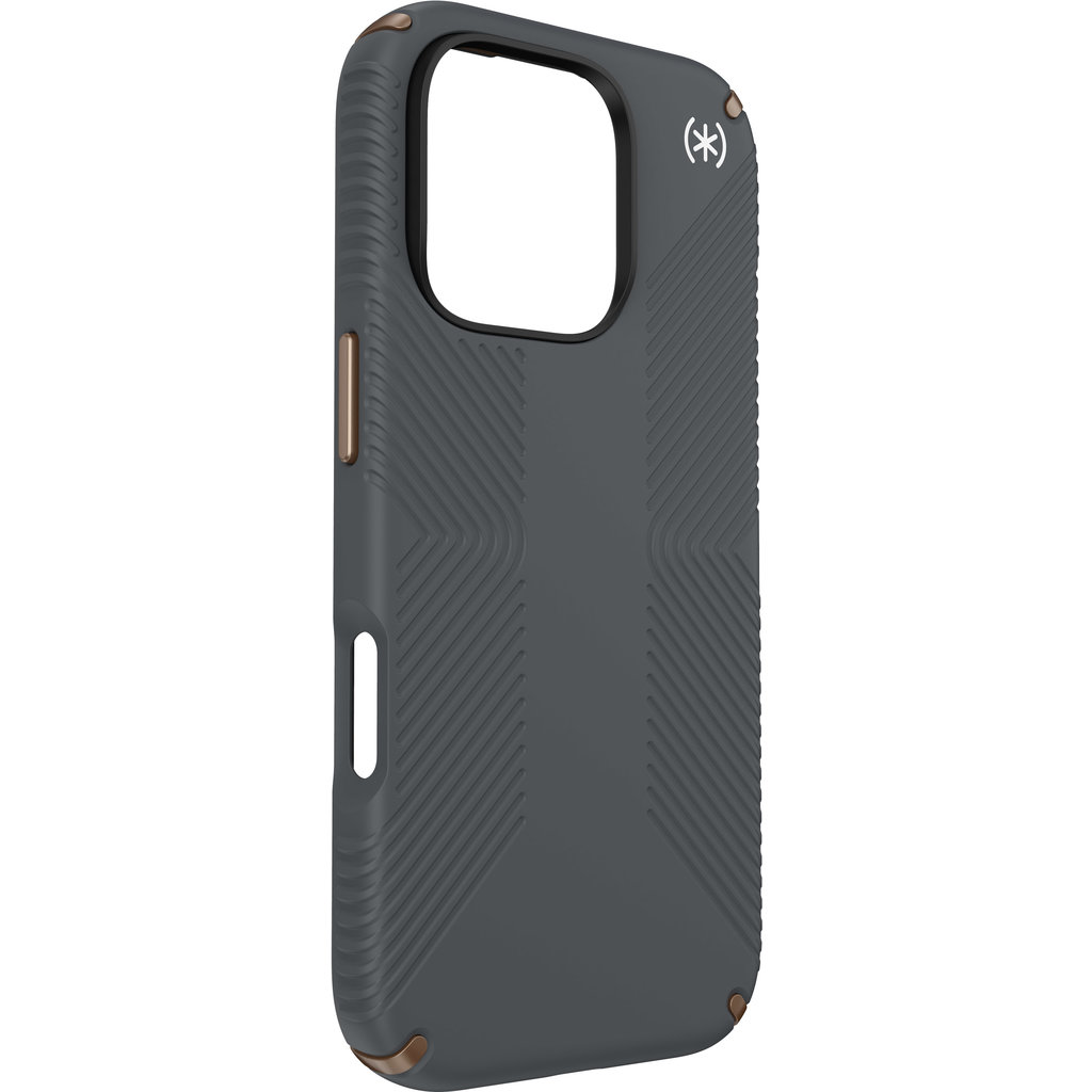 Speck Presidio2 Grip Apple iPhone 16 Pro Charcoal Grey - with Microban - Afbeelding 3