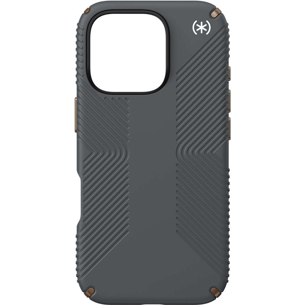Speck Presidio2 Grip Apple iPhone 16 Pro Charcoal Grey - with Microban - Afbeelding 6