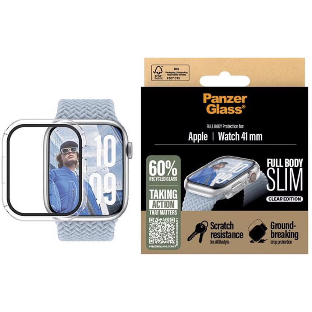 PanzerGlass Full Body Snappie Apple Watch 10 42mm - Slim Transparent - Afbeelding 2