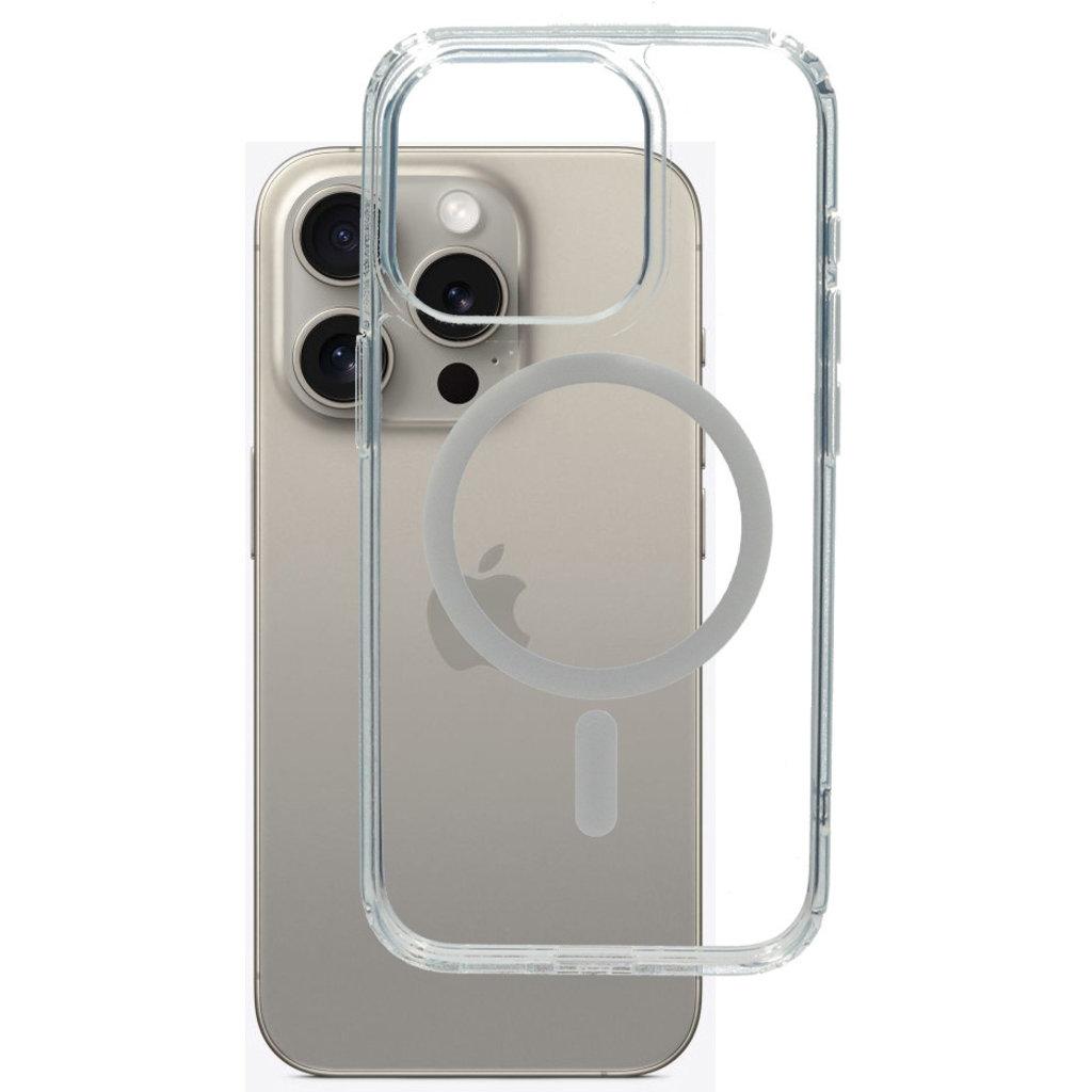 Mobiparts Hardcover Apple iPhone 15 Pro Clear (Magsafe Compatible)