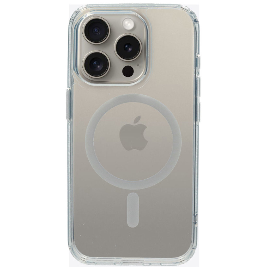 Mobiparts Hardcover Apple iPhone 15 Pro Clear (Magsafe Compatible) - Afbeelding 8