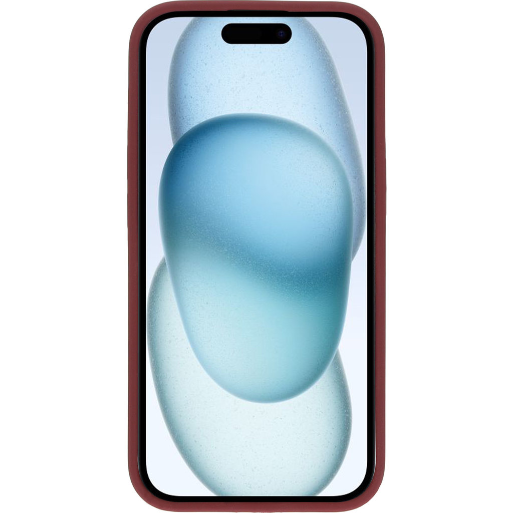 Mobiparts Silicone Cover Apple iPhone 15 Plum Red - Afbeelding 5