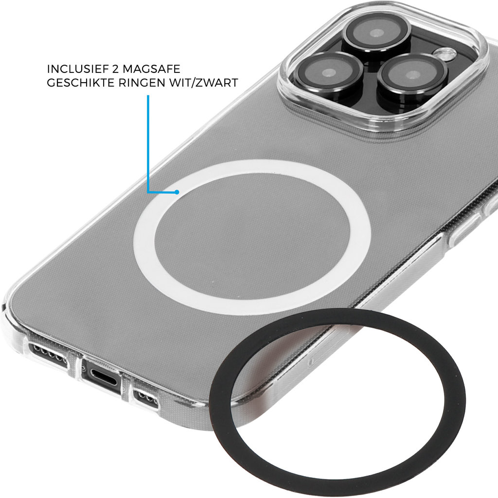 Mobiparts Wireless Charge Pad Aluminum with stand function 25W White - Afbeelding 6