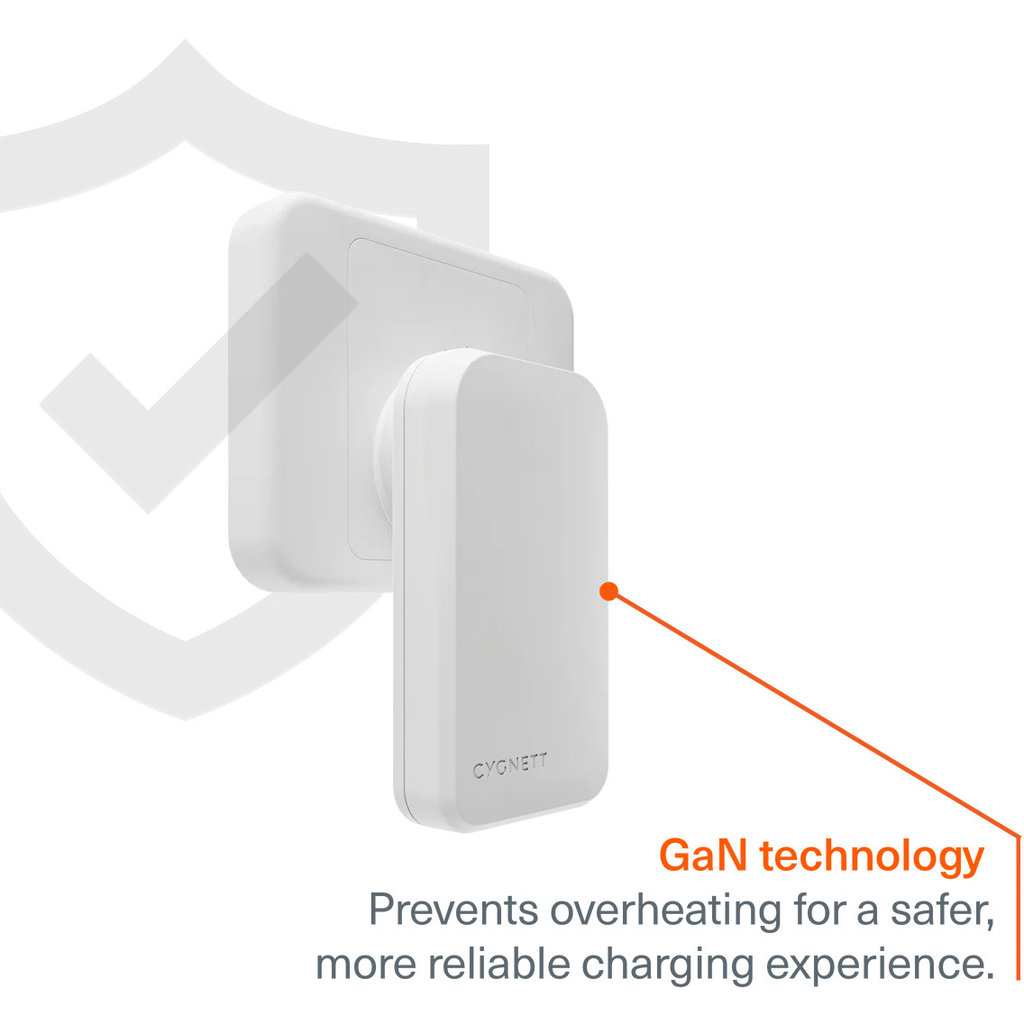 Cygnett Chargeplus Dual USB-C Slim Wall Charger 65W White - Afbeelding 5