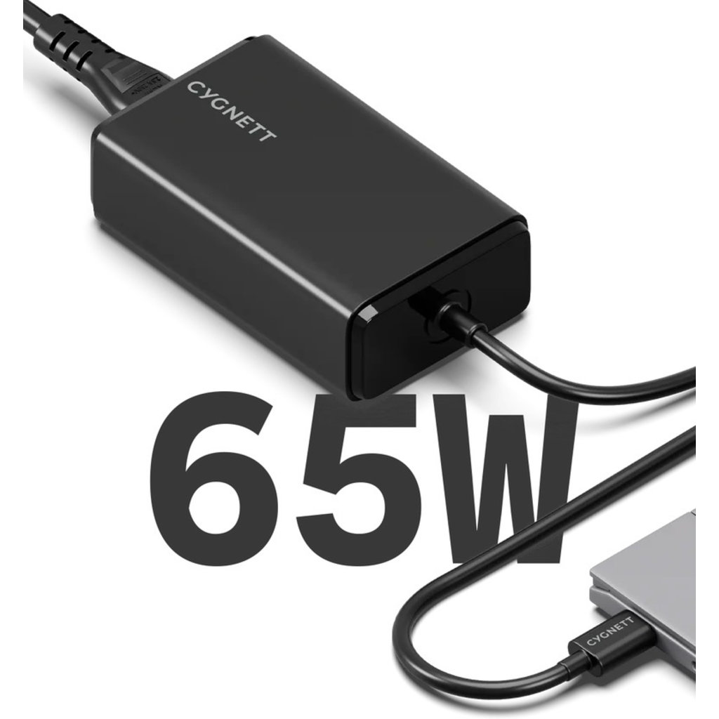 Cygnett PowerMaxx 65W GaN USB-C Laptop Charger Black - Afbeelding 5