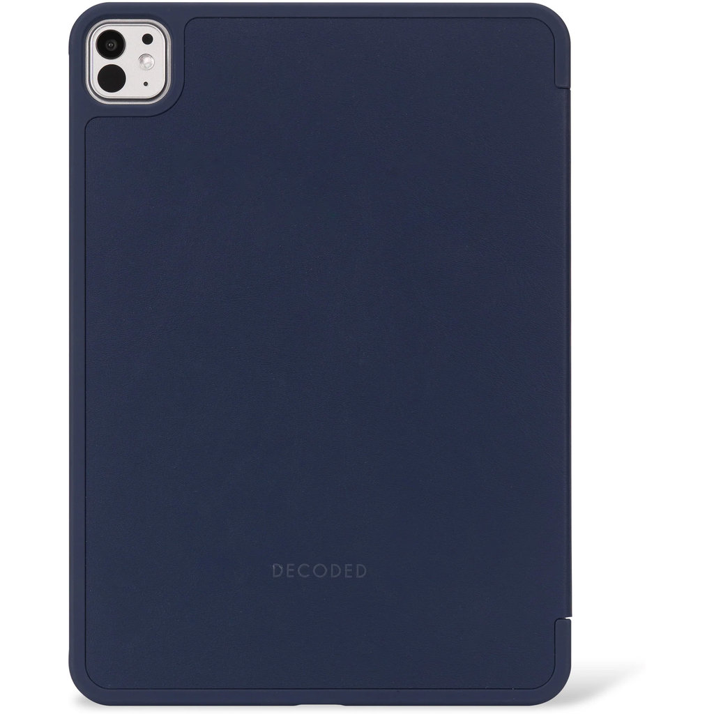 Decoded Textured Sillicon Slim Cover Apple iPad Pro 11 (2024) Navy Peony - Afbeelding 3