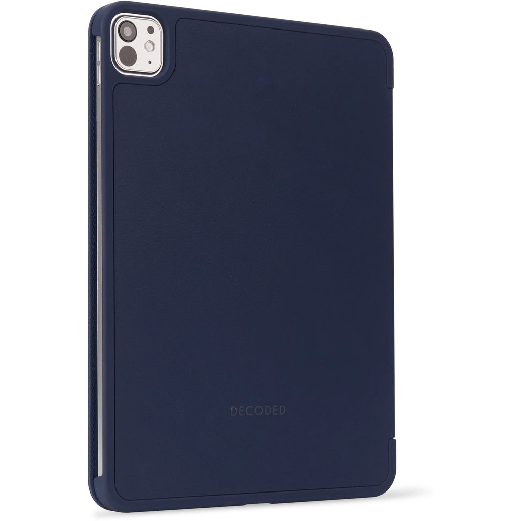 Decoded Textured Sillicon Slim Cover Apple iPad Pro 11 (2024) Navy Peony - Afbeelding 4