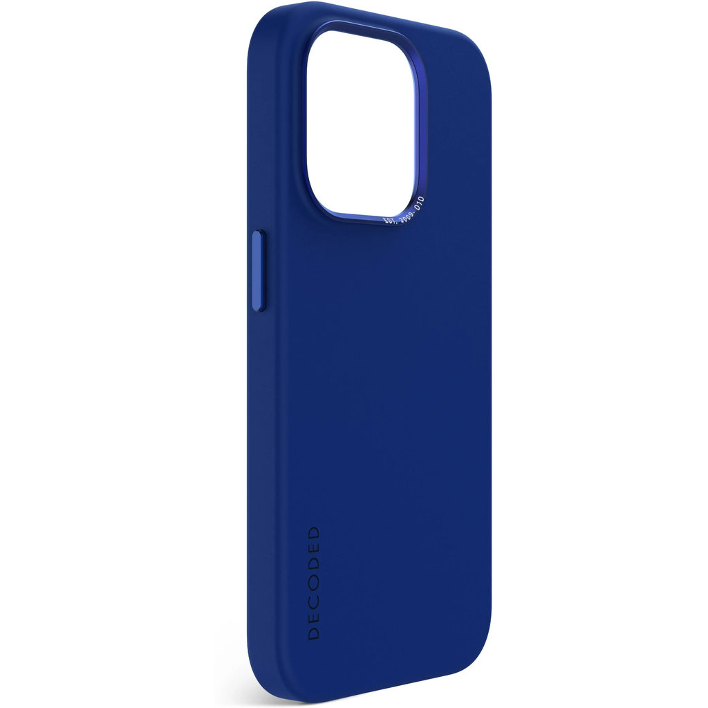 Decoded Silicone Backcover Apple iPhone 15 Pro Galactic Blue - Afbeelding 5