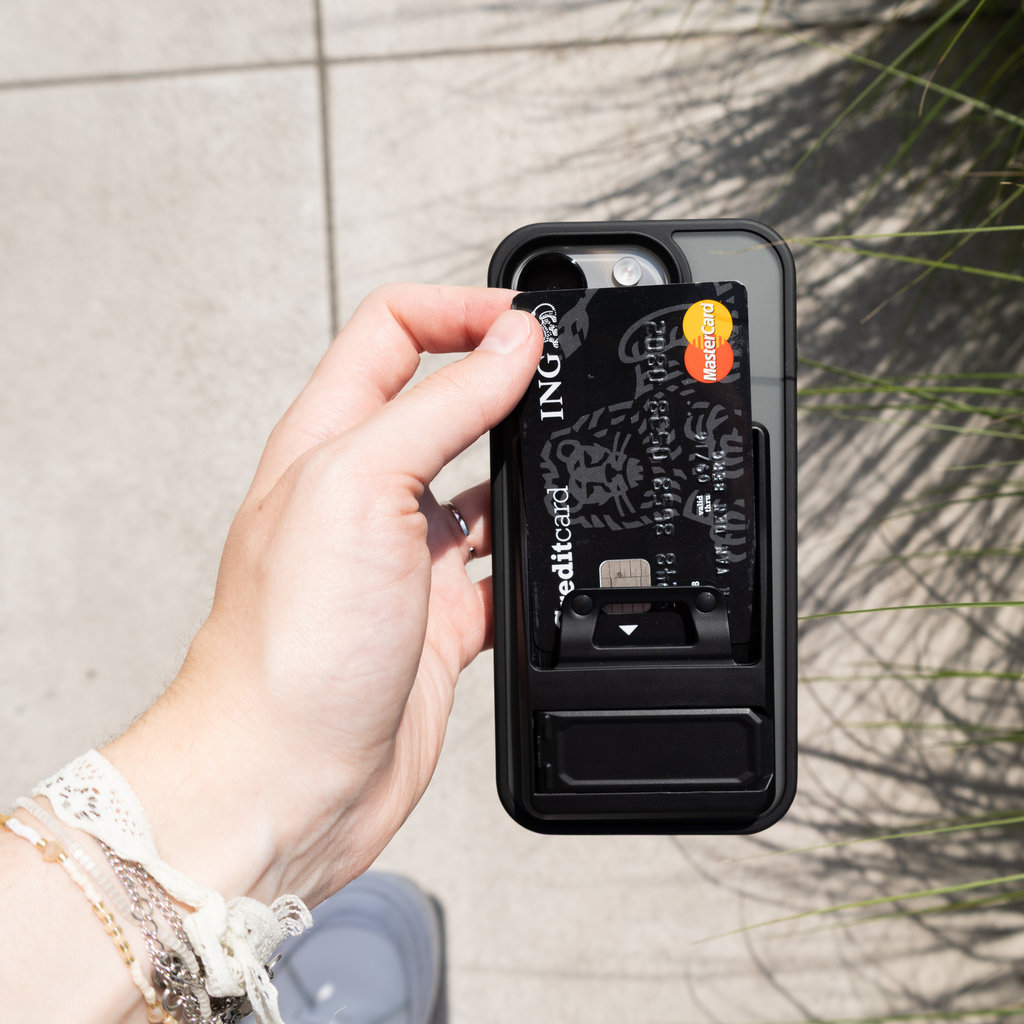 Mobiparts MagSafe Compatible PC Card Holder with Stand II Black - Afbeelding 5