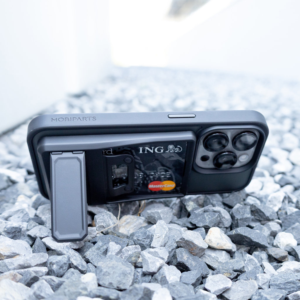 Mobiparts MagSafe Compatible PC Card Holder with Stand II Black - Afbeelding 6