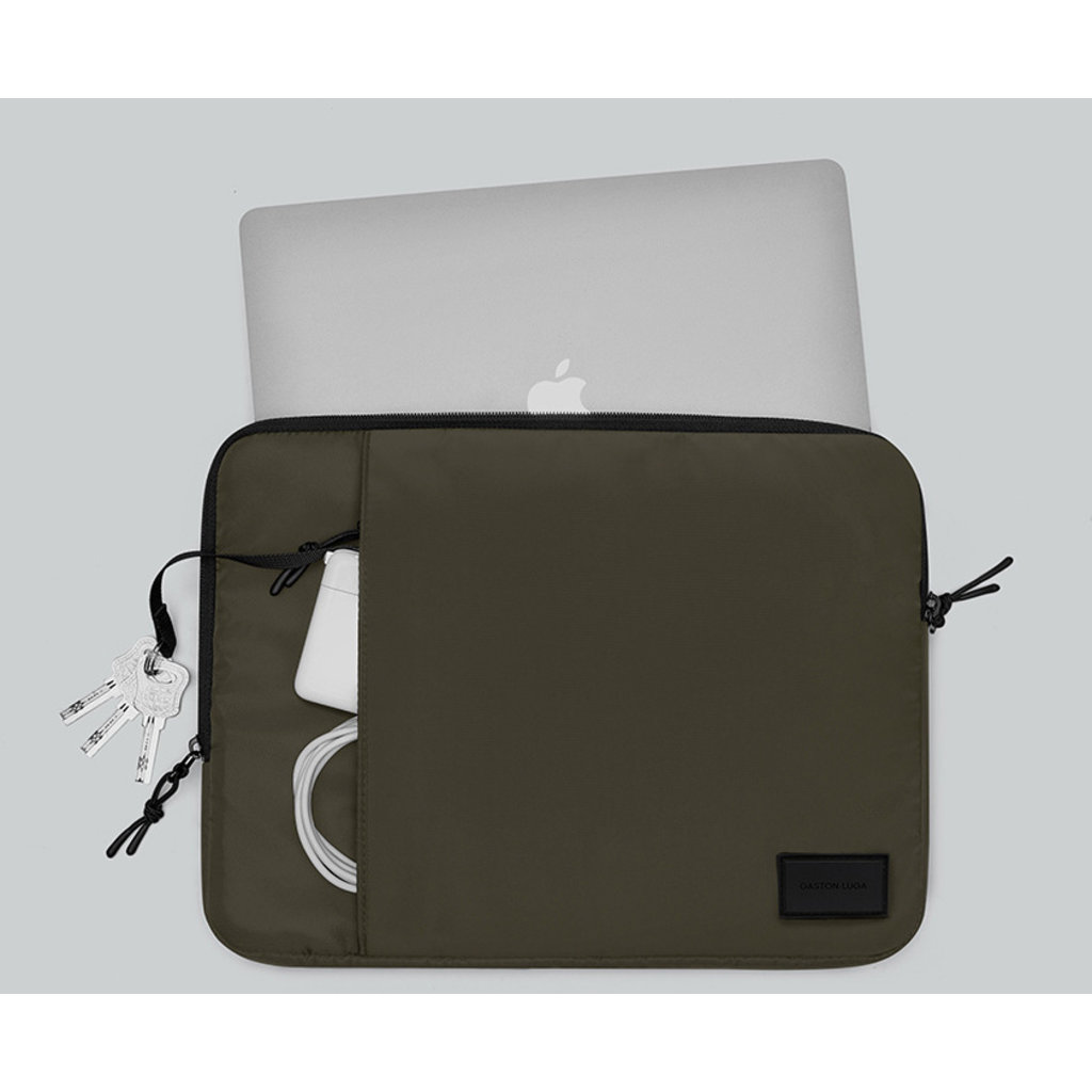 Gaston Luga Dash Cushioned Case 13"/14" - Olive - Afbeelding 3