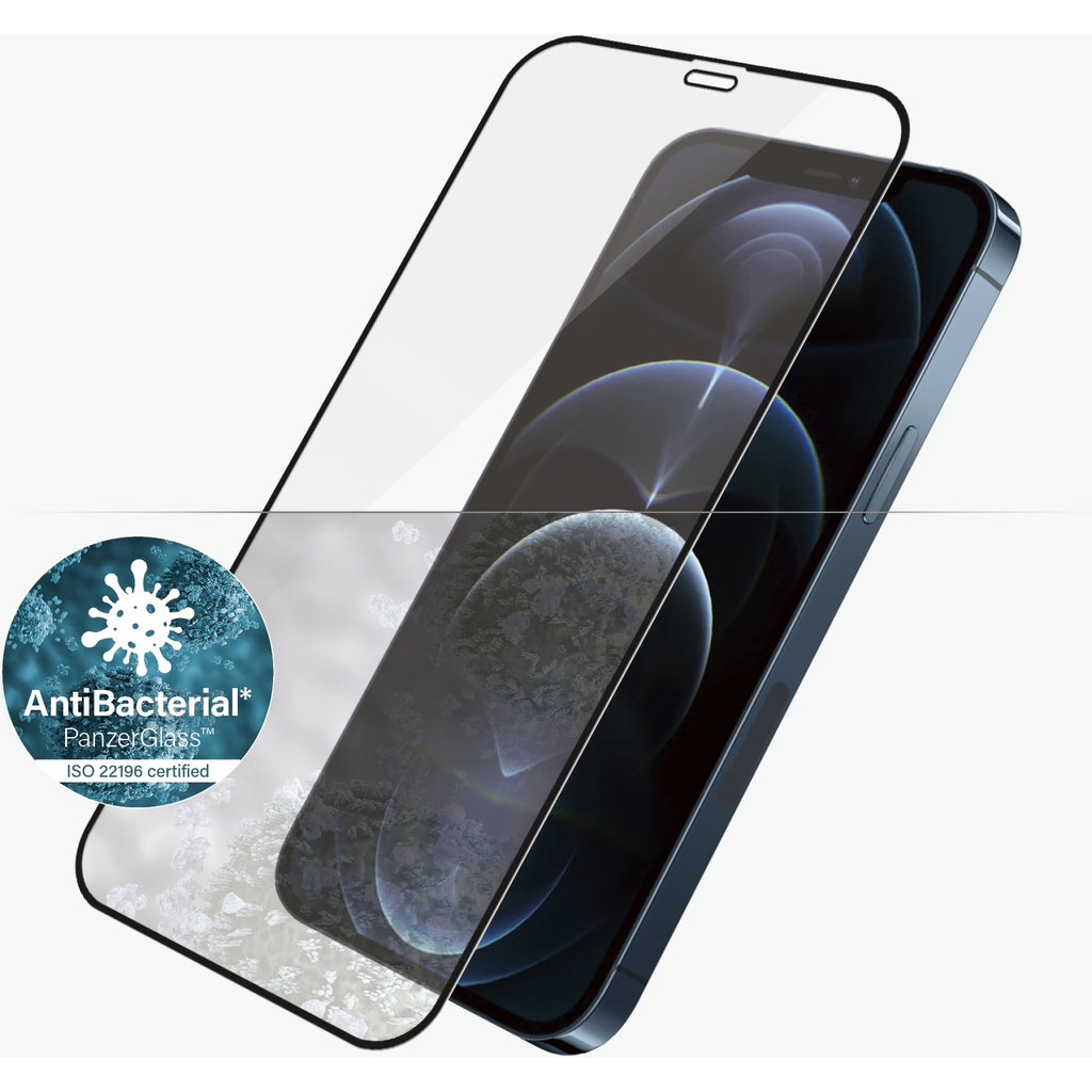 PanzerGlass Apple iPhone 12 Pro Max Black CF Super+ Glass - Afbeelding 2