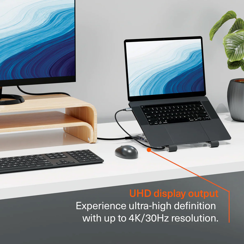 Cygnett Unite FlexMate 7-in-1 Hub With Folding Laptop Riser (Single HDMI) - Afbeelding 6