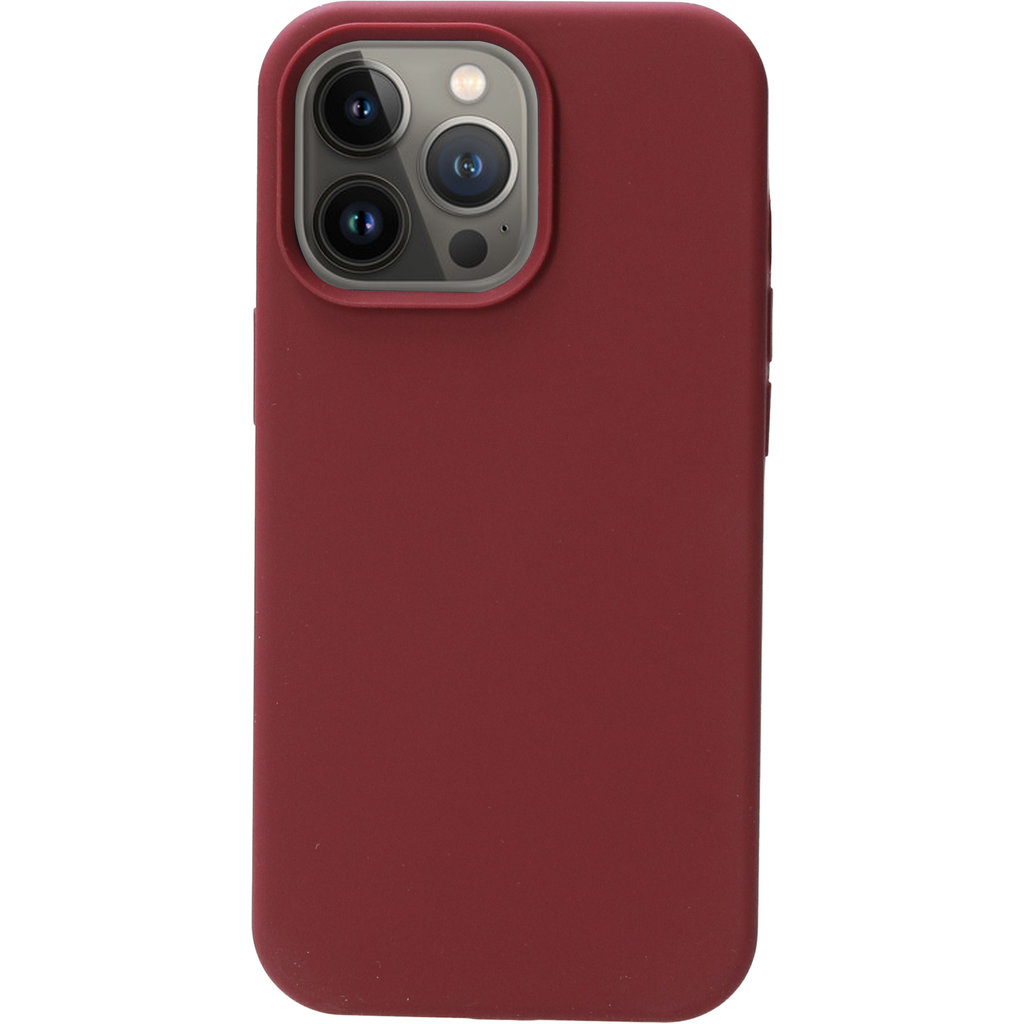 Mobiparts Silicone Cover Apple iPhone 13 Pro Plum Red - Afbeelding 2