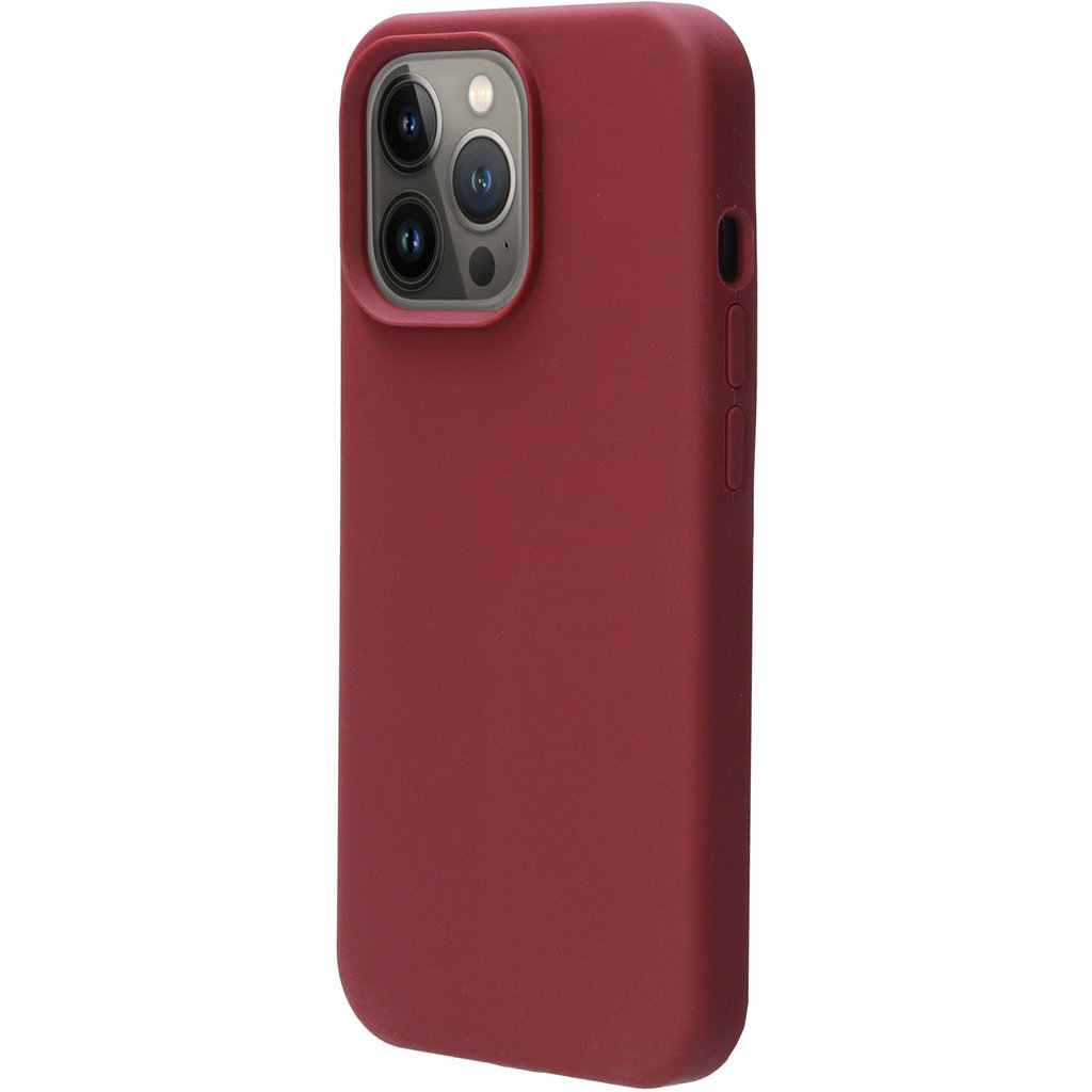 Mobiparts Silicone Cover Apple iPhone 13 Pro Plum Red - Afbeelding 3