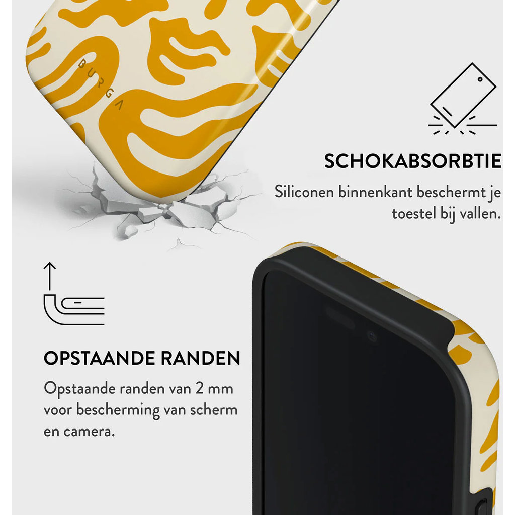 Burga Tough MagSafe Case Apple iPhone 16 Pro Max - Sunbeams - Afbeelding 4