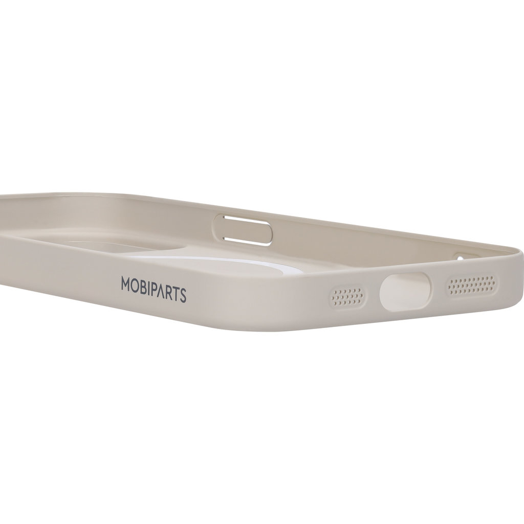 Mobiparts Slim Line Case Apple iPhone 14 (MagSafe Compatible) Off White - Afbeelding 3