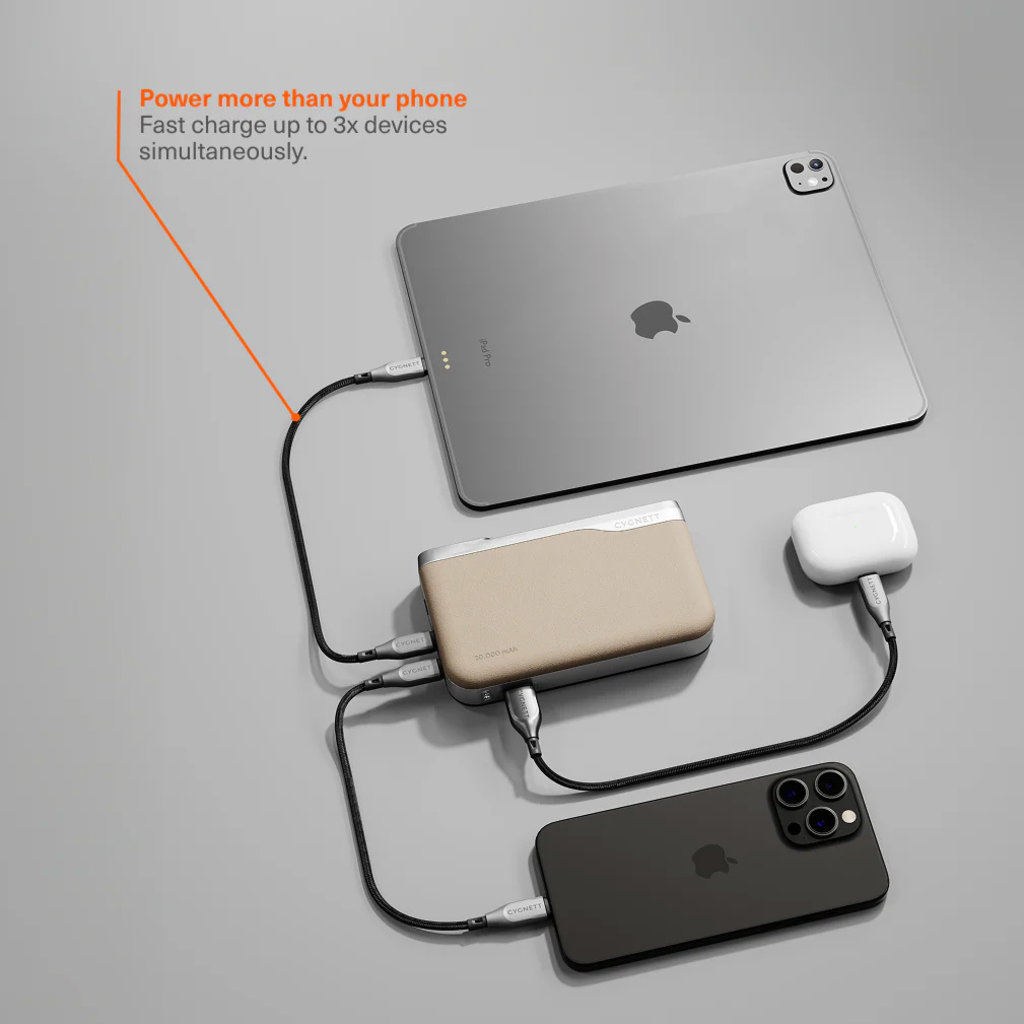 Cygnett Encore 20.000 mAh Power Bank Ivory - Afbeelding 3