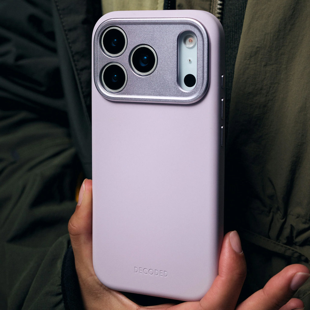Decoded Silicone Backcover Apple iPhone 17 Pro Lavender - Afbeelding 3