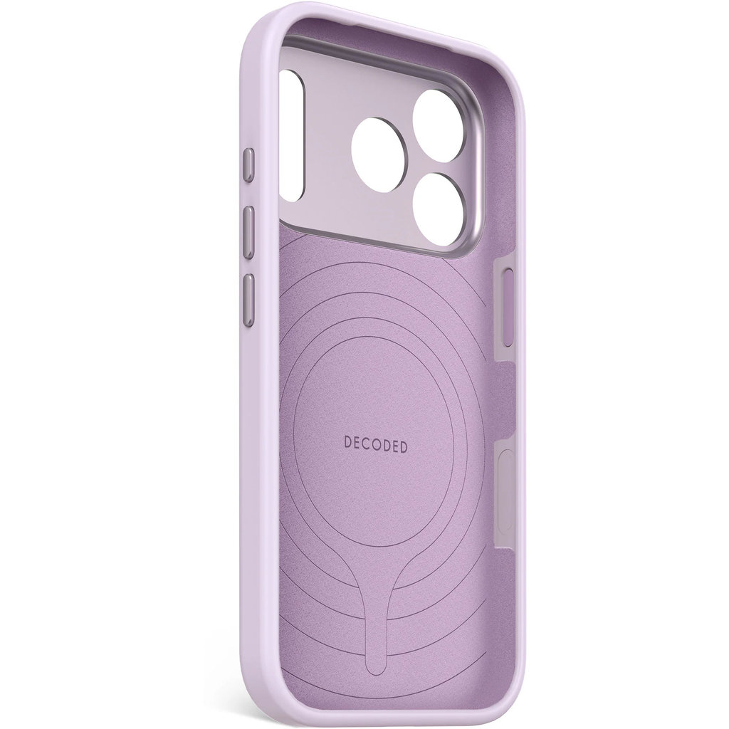 Decoded Silicone Backcover Apple iPhone 17 Pro Lavender - Afbeelding 4