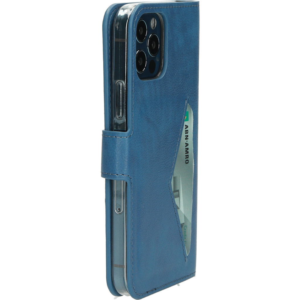 Mobiparts Classic Wallet Case Apple iPhone 12/12 Pro Steel Blue - Afbeelding 9