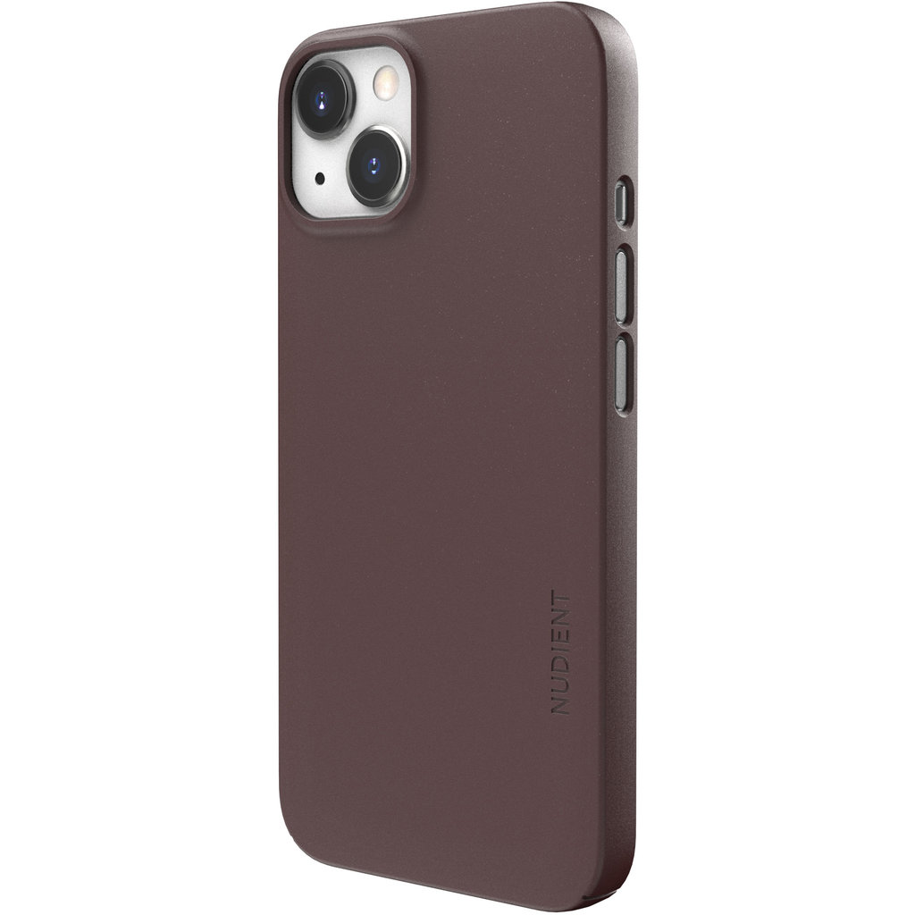 Nudient Thin Precise Case Apple iPhone 13 V3 Sangria Red - MS - Afbeelding 3